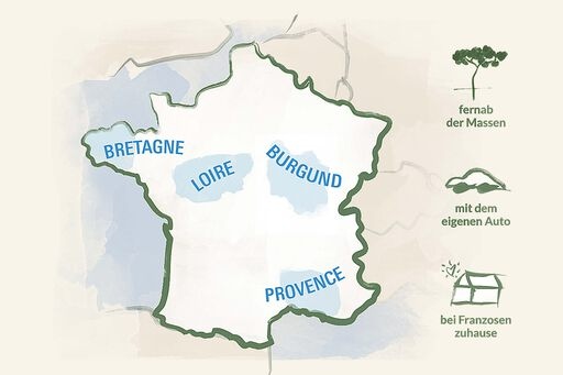 Karte-Frankreich-Urlaub-Reise