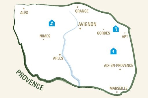 Karte-Provence-Individualreise