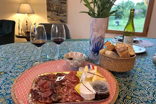 Normandie-Unterkunft-Picknick