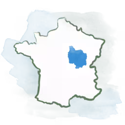 Burgund Karte Frankreich