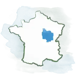 Burgund Karte Frankreich