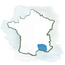 Provence Frankreich Karte