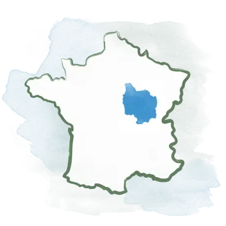 Burgund Karte Frankreich