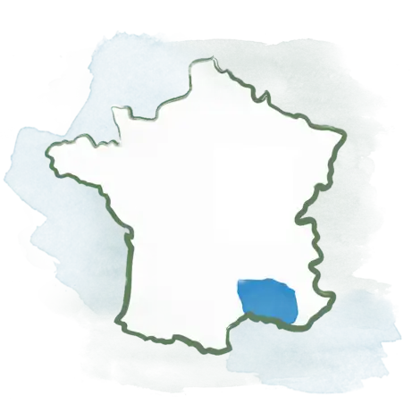 Provence Frankreich Karte