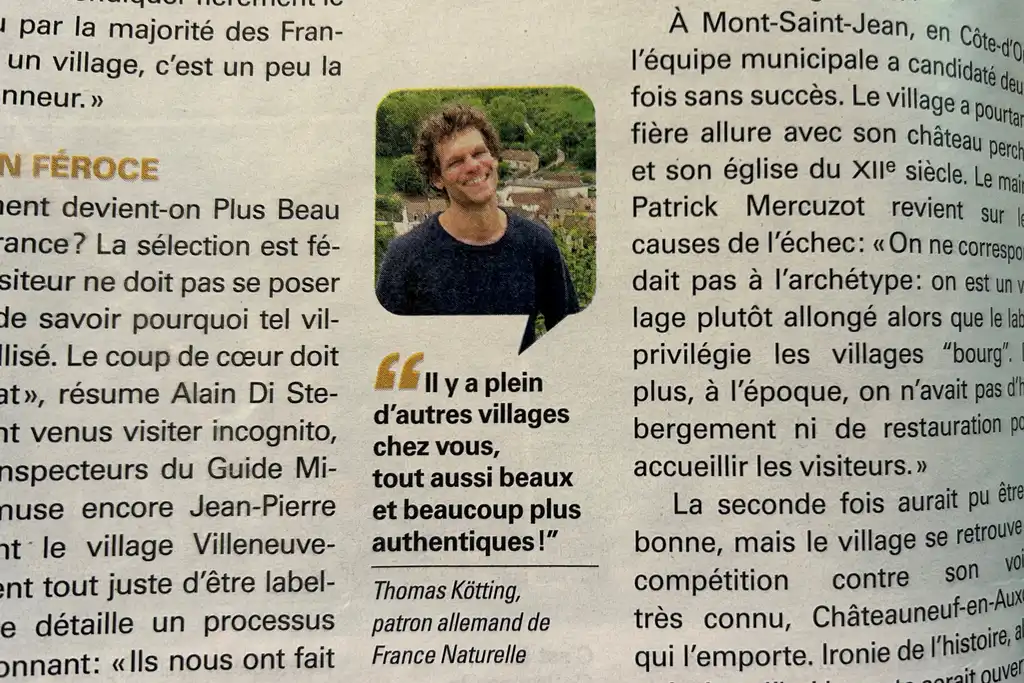 Ein Artikel zu Thomas im Chasseur