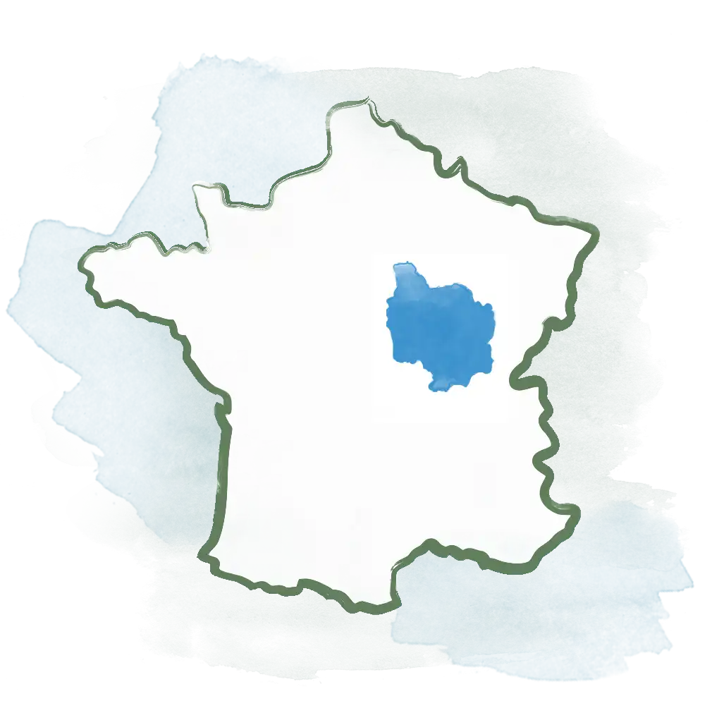 Burgund Karte Frankreich