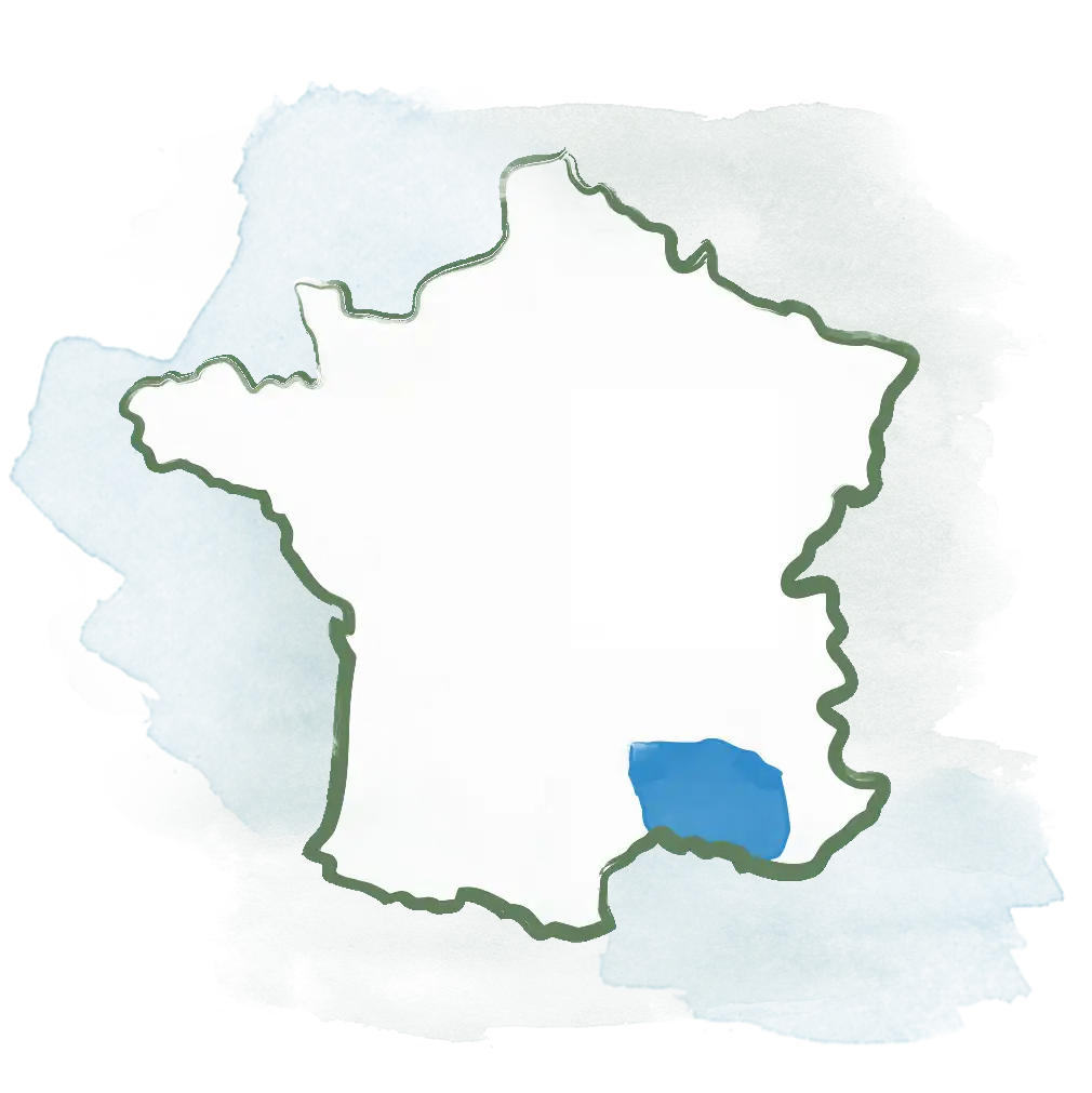 Provence Frankreich Karte
