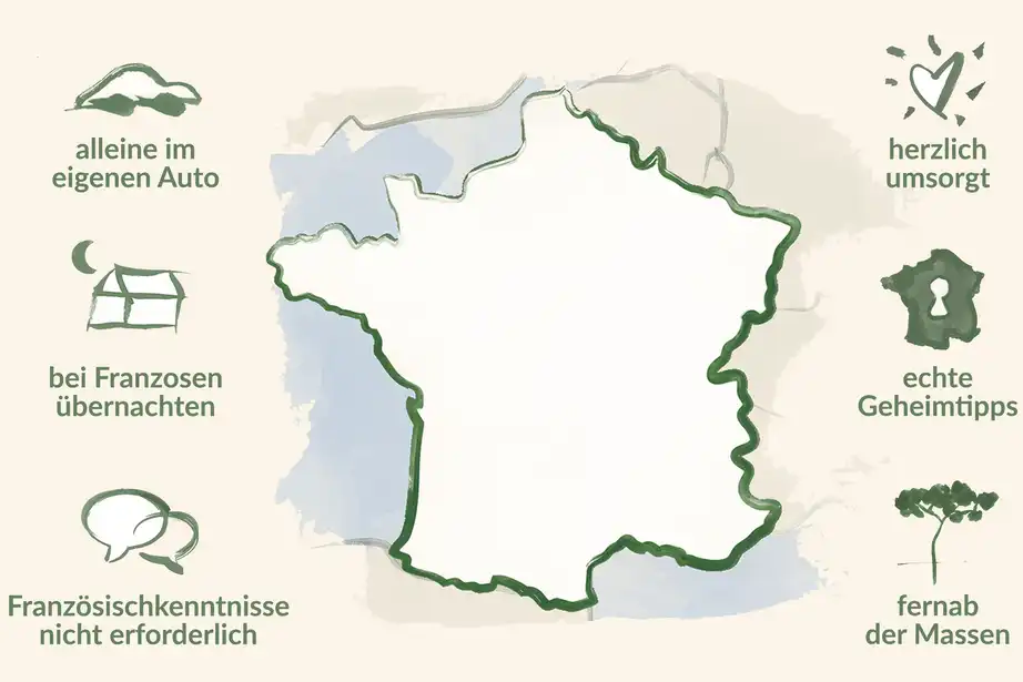 Karte Frankreich neu 