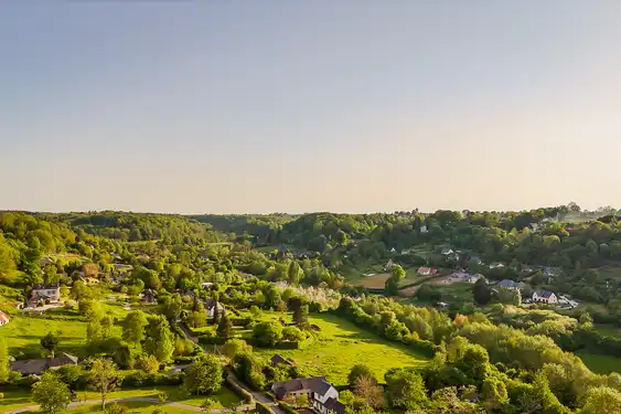 Drohnenaufnahme von schöner Landschaft
