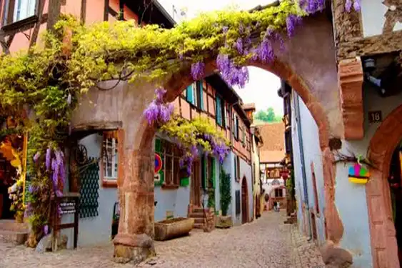 Hoteltipp-Elsass-Riquewhir-Gasse