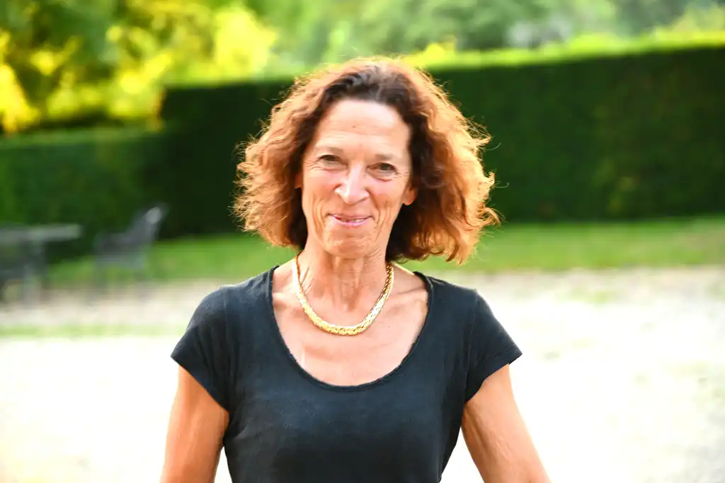 Die Gastgeberin des Landguts im Burgund