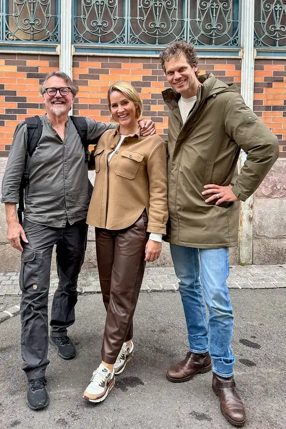 Judith, Andreas, Thomas in Dijon