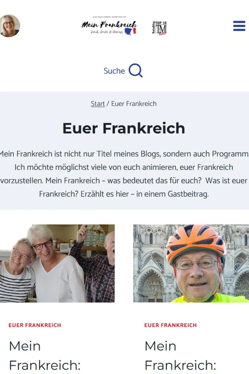 Artikel bei Mein Frankreich