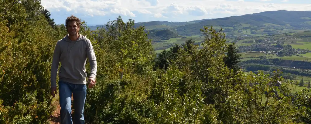 Thomas beim Wandern