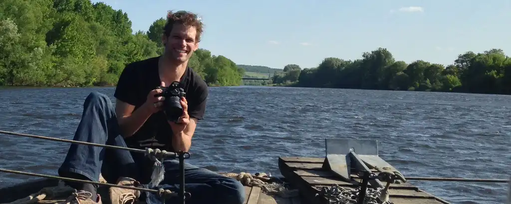 Thomas mit Kamera