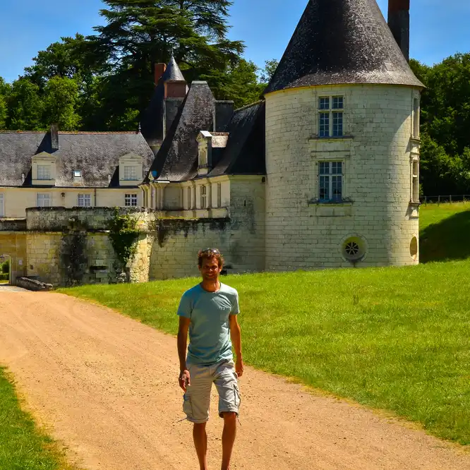 Loire-Schloss-Sonne