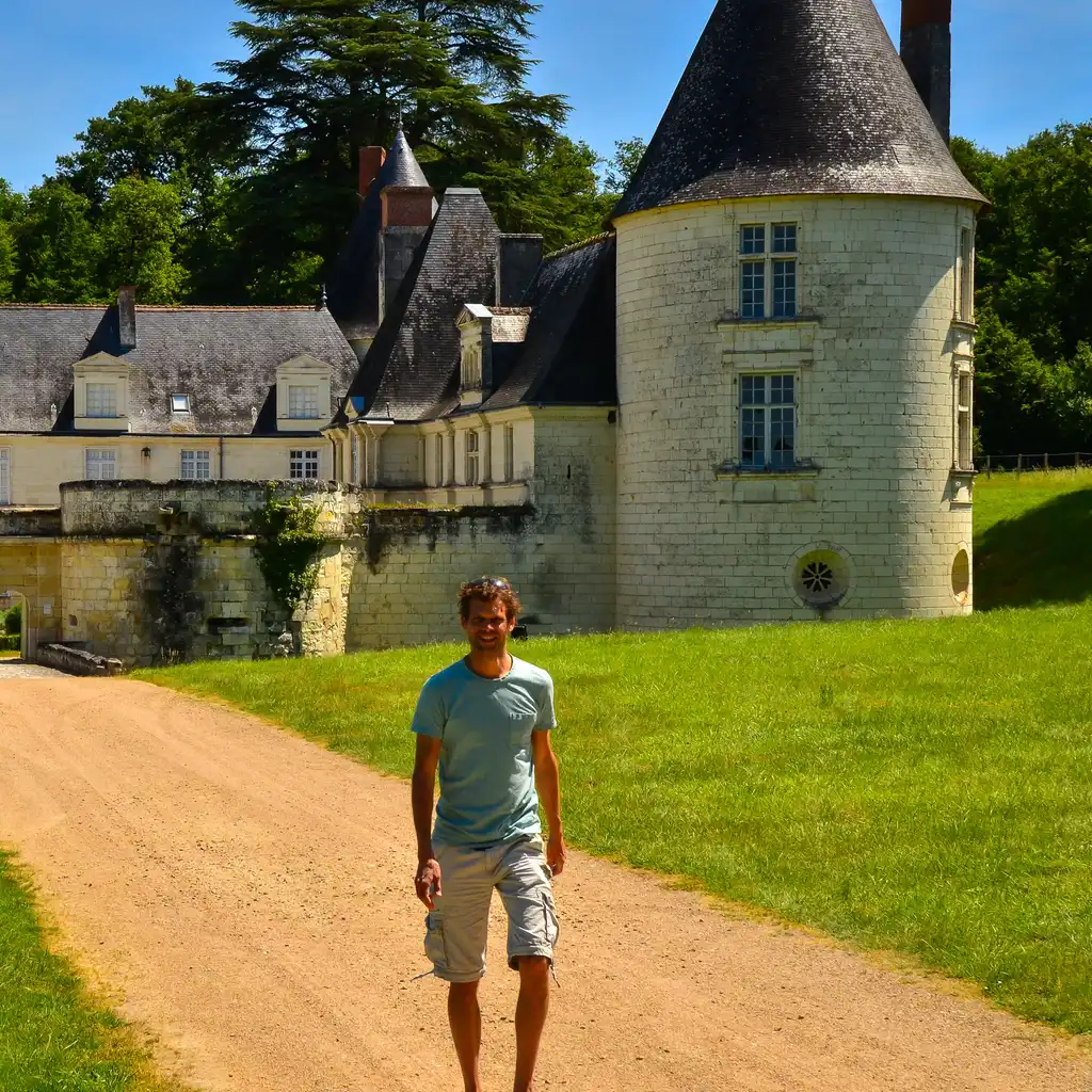Loire-Schloss-Sonne