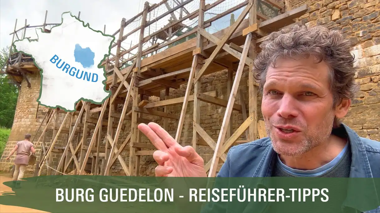 Guedelon Baustelle Mittelalter Burg