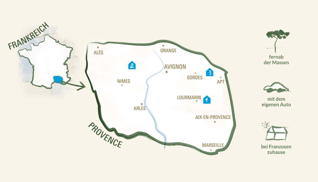 Karte-Provence-Frankreich-Urlaub