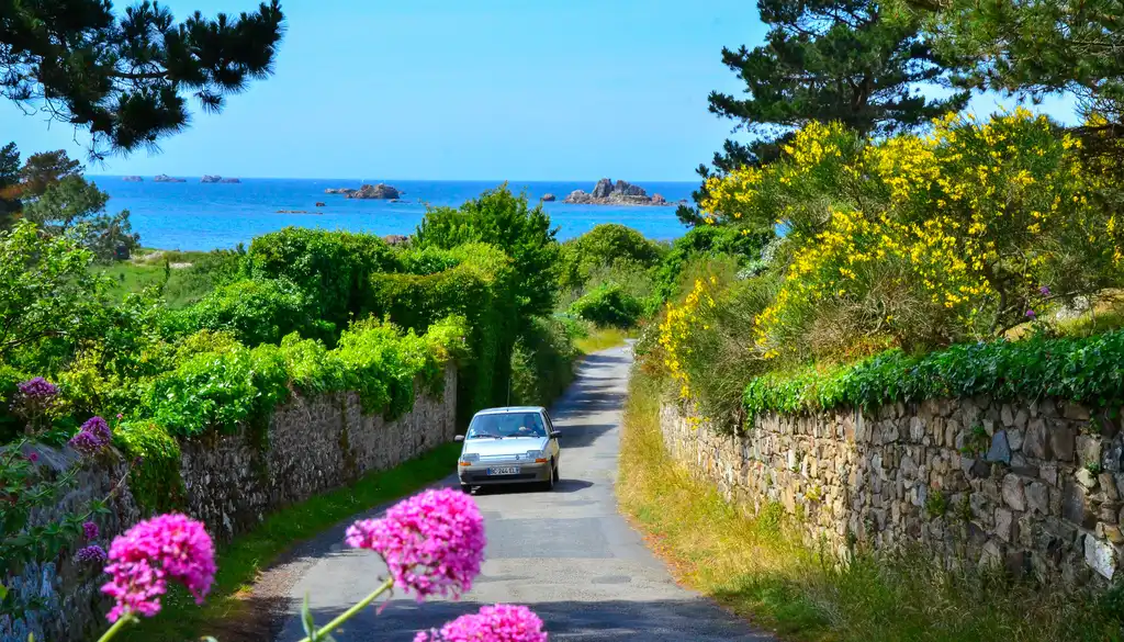 bretagne-landschaft-auto-straße